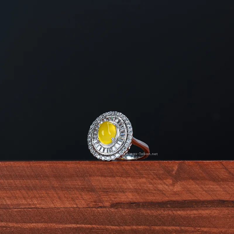 انگشتر عقیق زرد (کد 35 جشنواره)