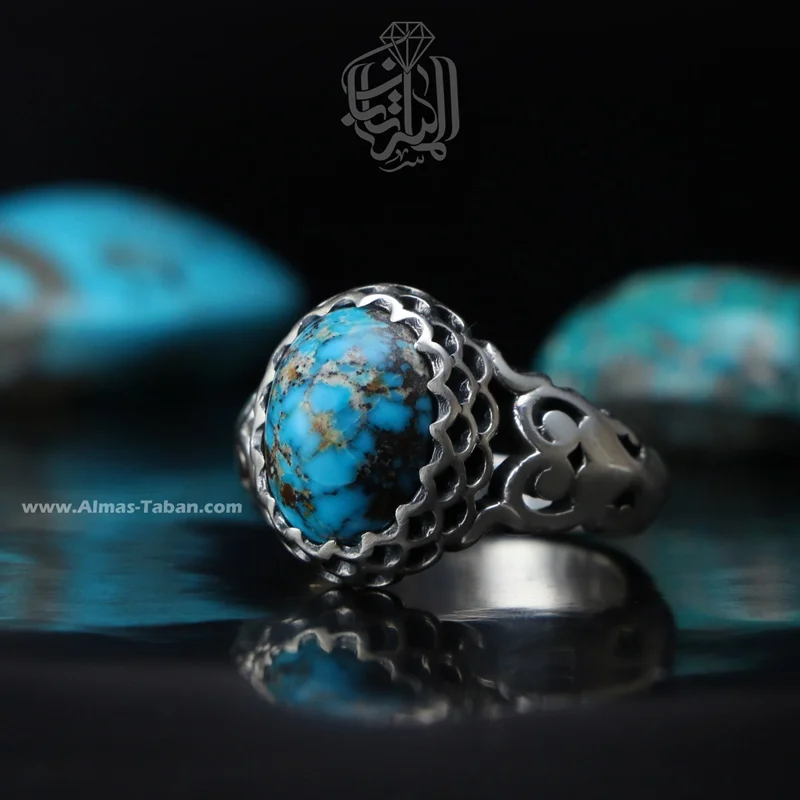 انگشتر فیروزه نیشابوری کد 2160