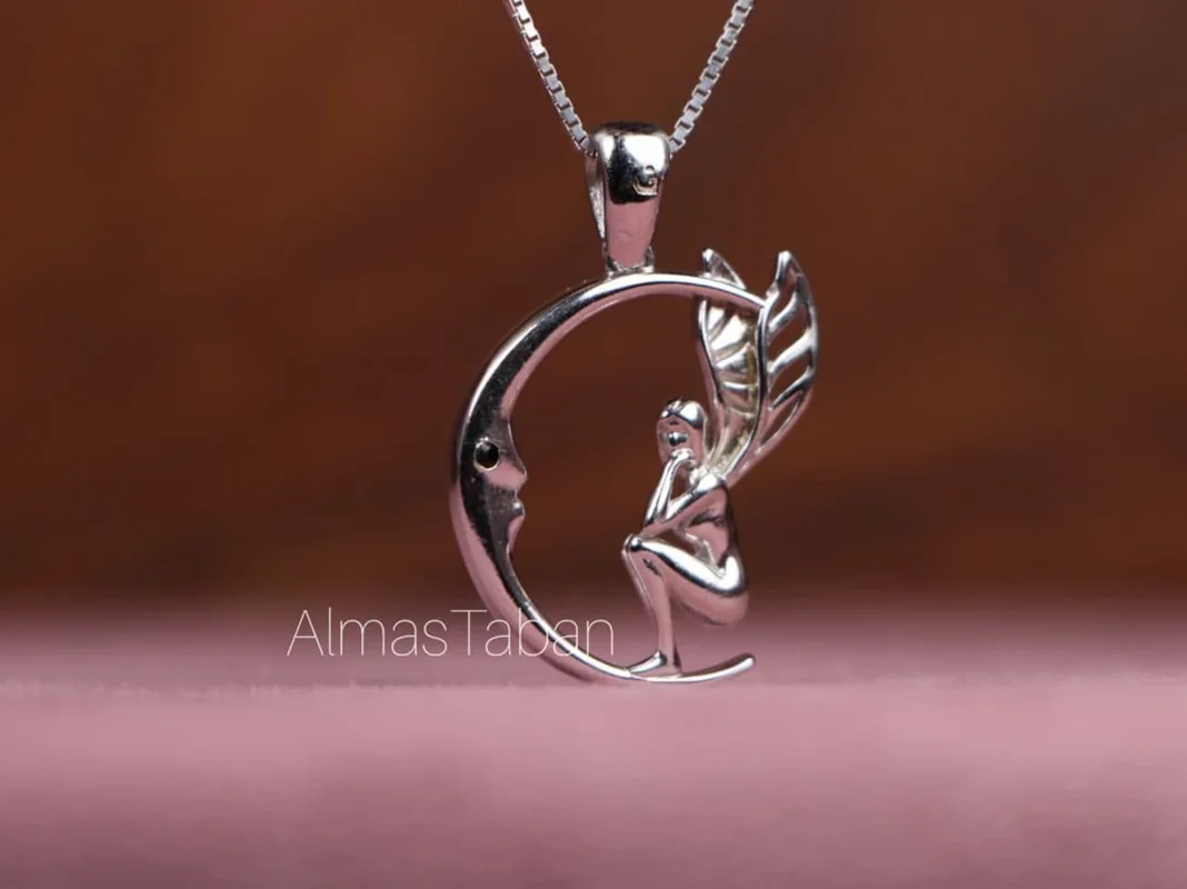 گردنبند زنانه سولیتر کد 632