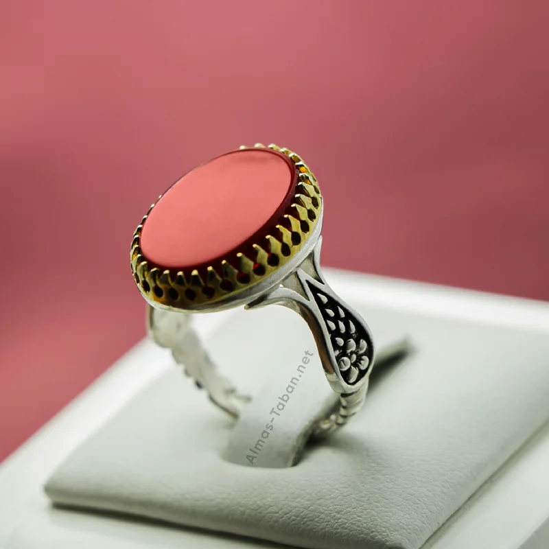 انگشتر عقیق کد 18 (جشنواره روز پدر)