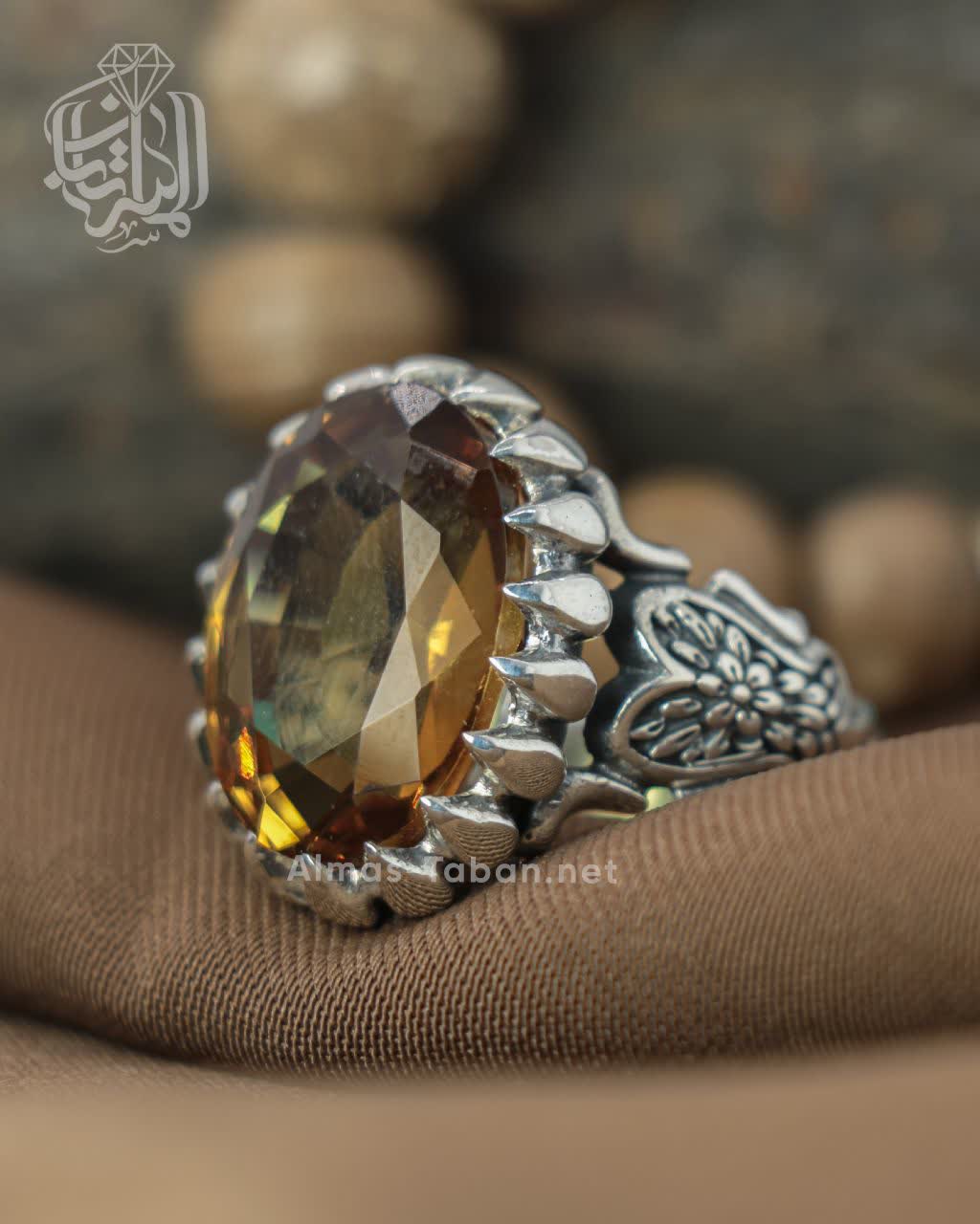 انگشتر مردانه الکساندریت کد 2839