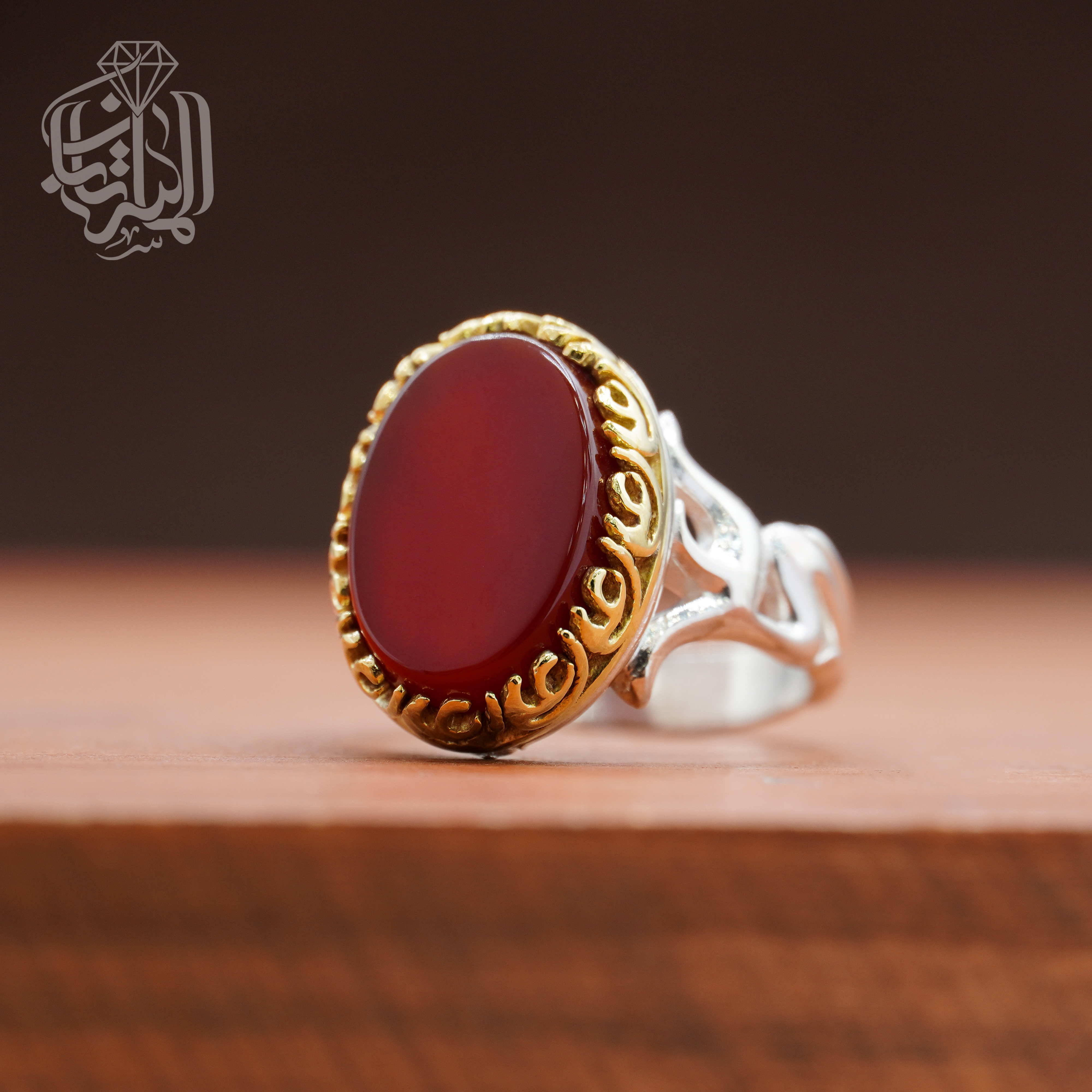 انگشتر عقیق سرخ کد 217