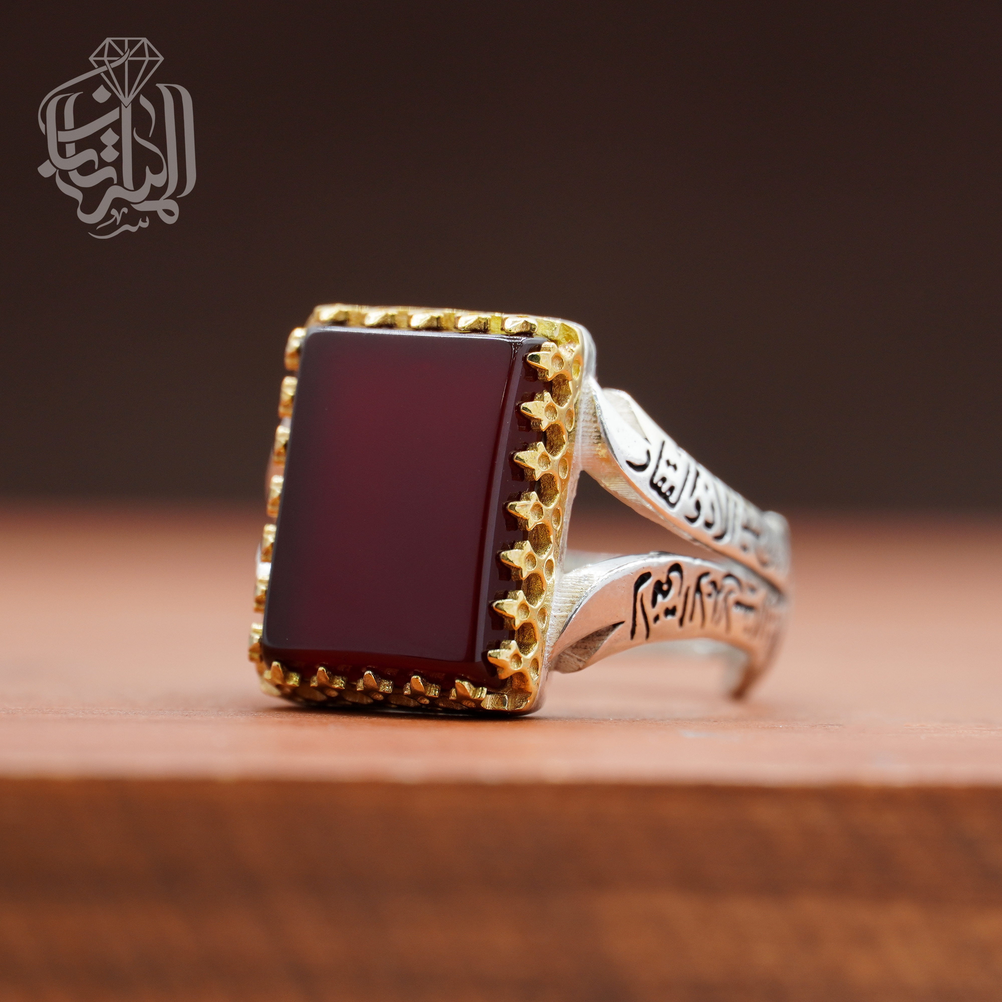 انگشتر عقیق سرخ کد 213